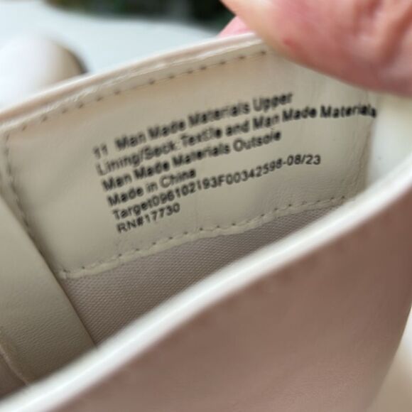 Universal Thread Jenna Platform Boots With Memory Foam Insole Off White Sz 11 - Picture 5 of 12